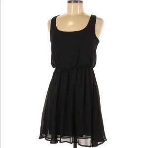 Lush Black Mini Dress Size Medium Sleeveless